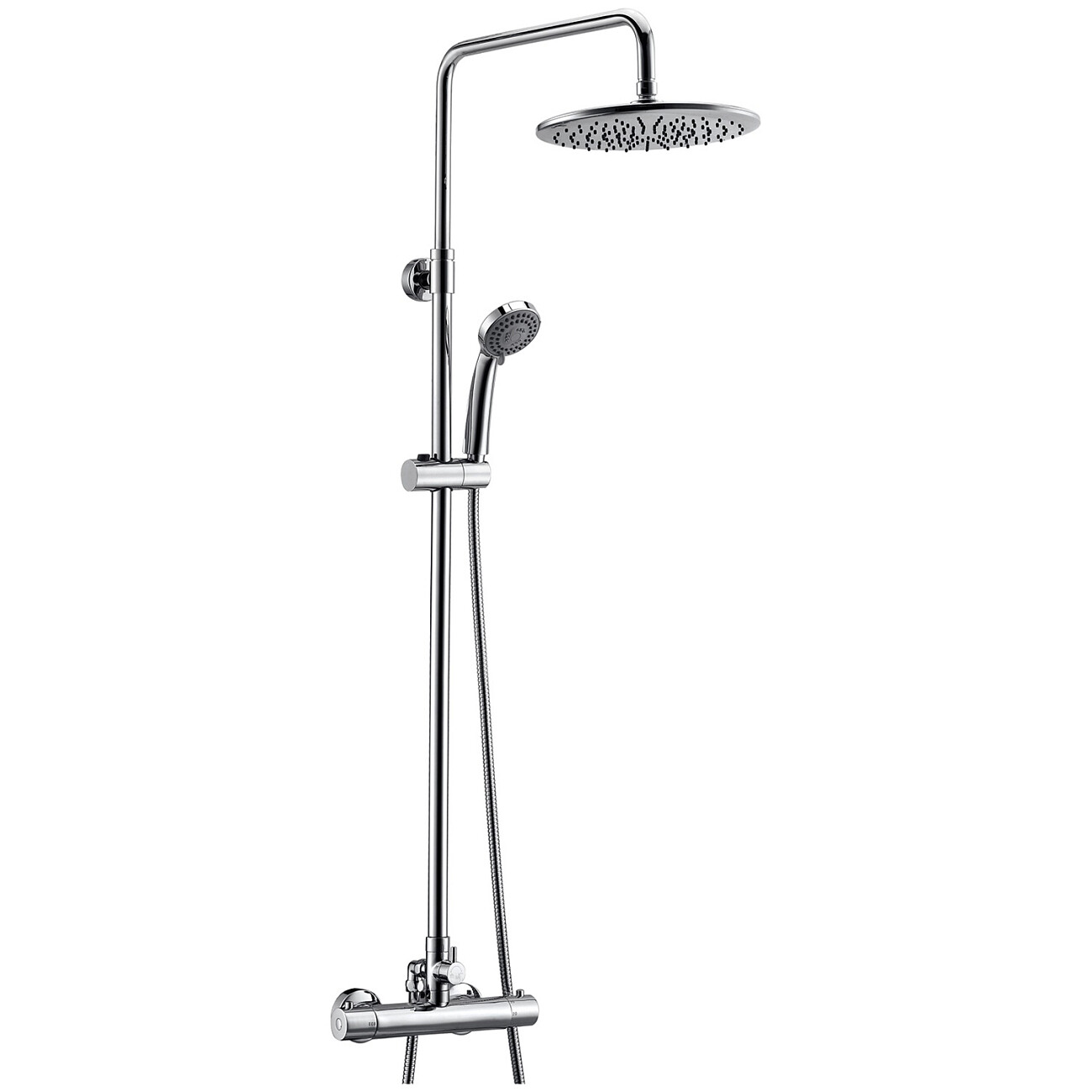 Душевой комплект с верхним душем и лейкой хром Wasserkraft A13302 Thermo - изображение 6