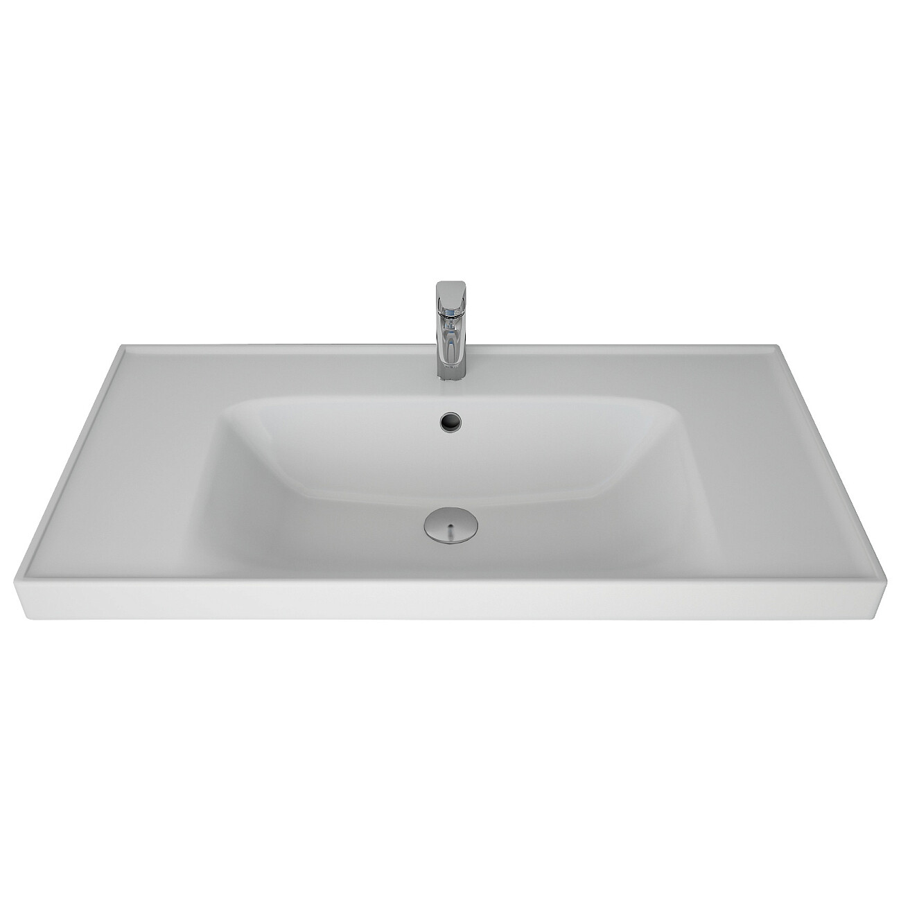 Умывальник мебельный белый Dreja "Грэйс 90" 641617 - изображение 2