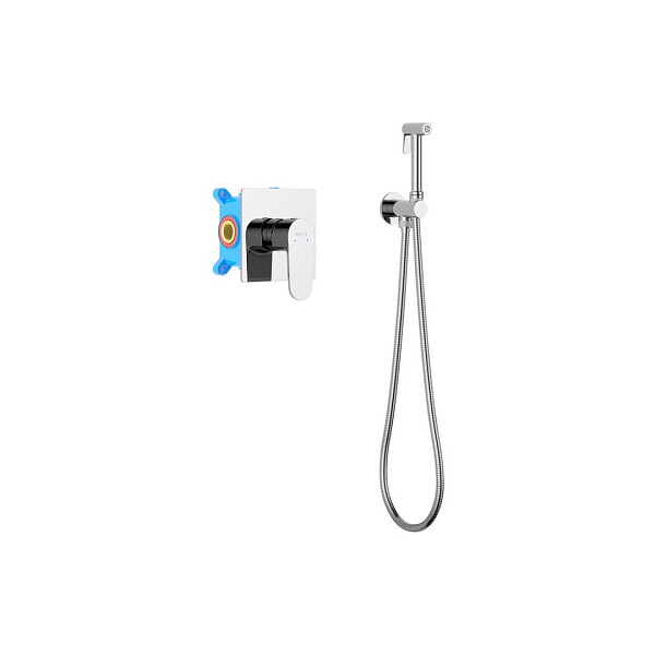 Гигиенический душ встраиваемый со смесителем хром Aquatek "Оберон" AQ1219CR - изображение 1