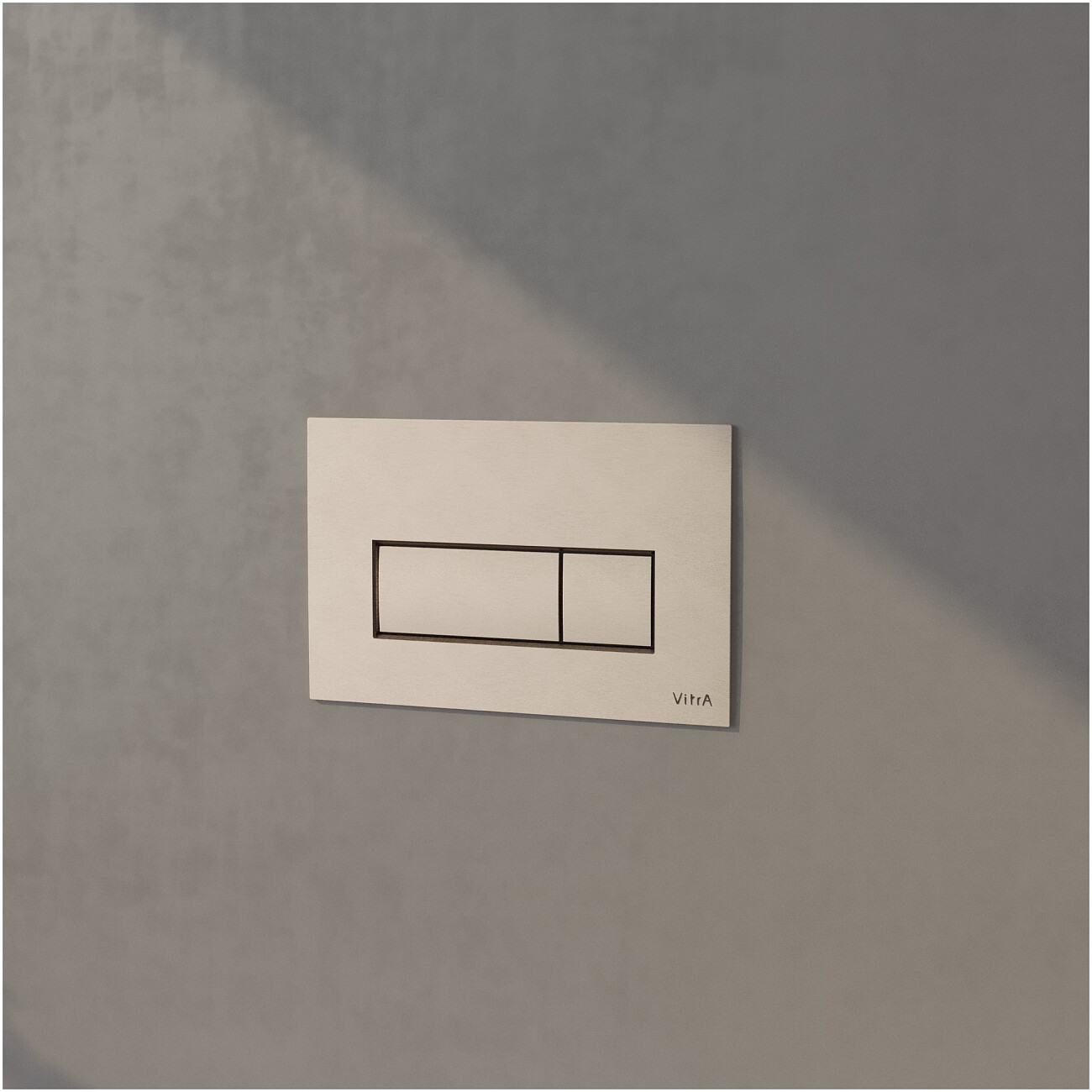 Кнопка смыва для унитаза никель Vitra Root Square 740-2395 Артикул: 00 ...