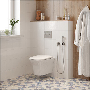 Унитаз подвесной безободковый белый Cerutti SPA Ami Aria CT8780