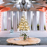 Интерьер кафе и ресторана в модернизме, проект «The columns, angel & the fog.»