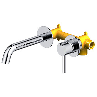Смеситель для раковины встроенный хром Timo Saona 2372-00SM