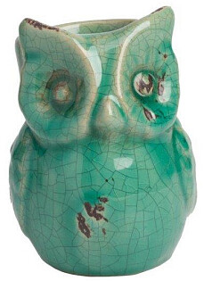 Статуэтка зеленая &quot;Сова&quot; Vincenzo Aqua