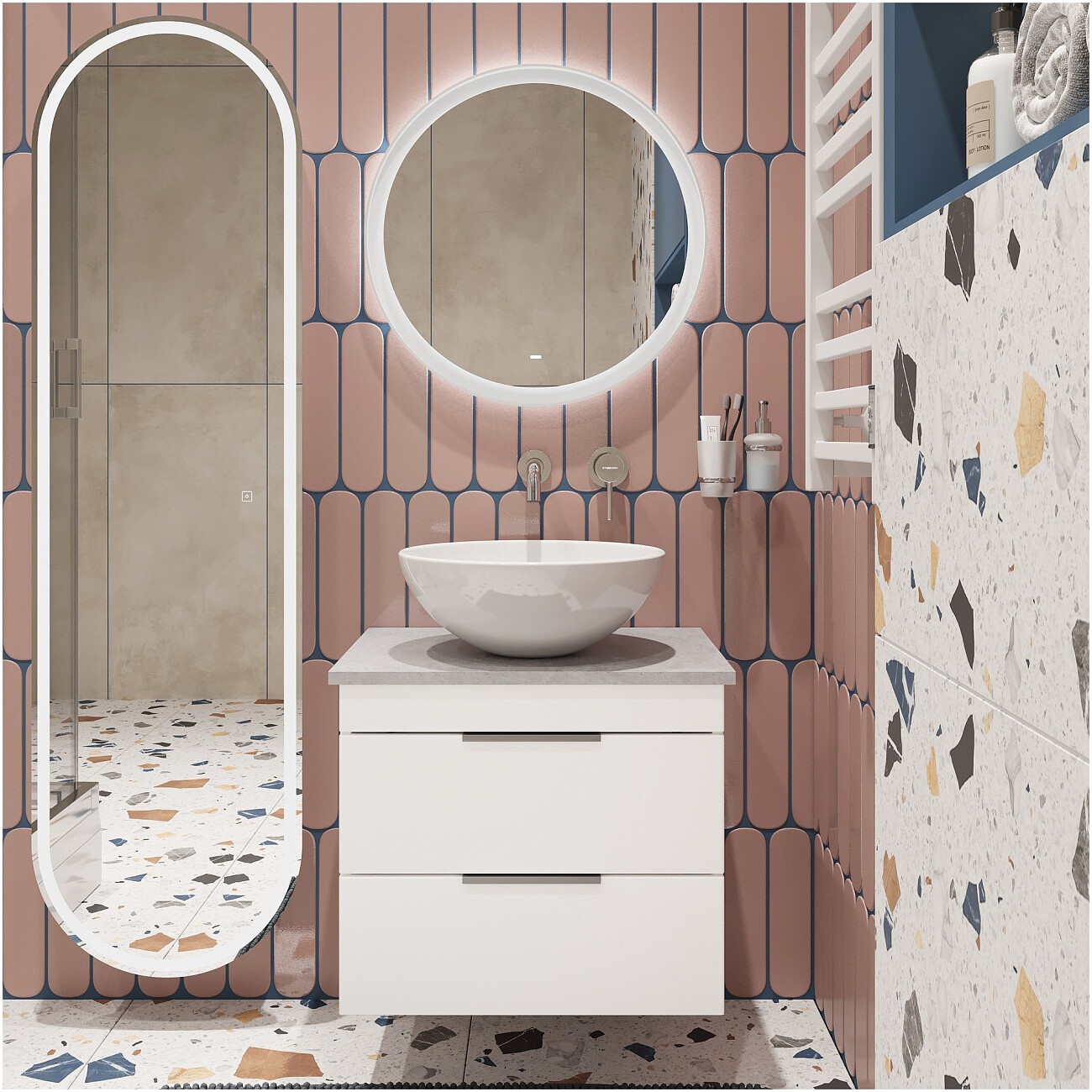 Раковина-чаша 42 см белая Stworki "Карлстад" S35410WH - изображение 6