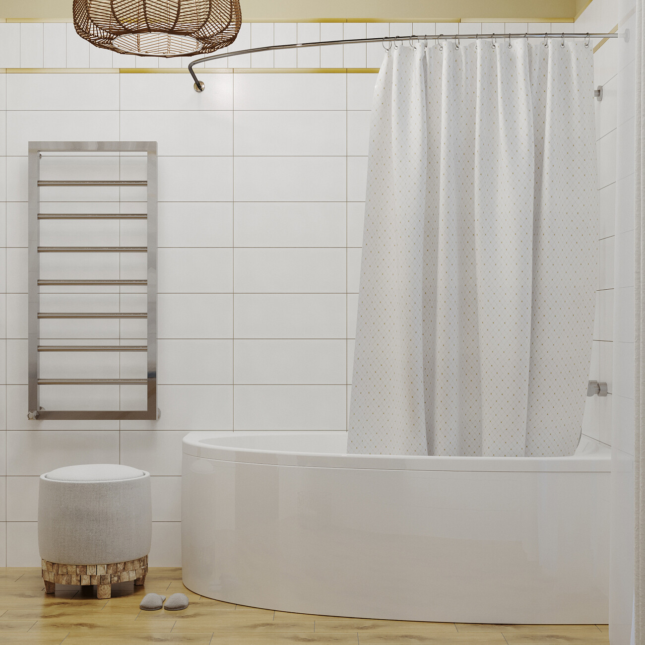 Акриловая ванна с каркасом 170x95 см белая Diwo "Валдай" L Щ0000055180, Щ0000055243 - изображение 11