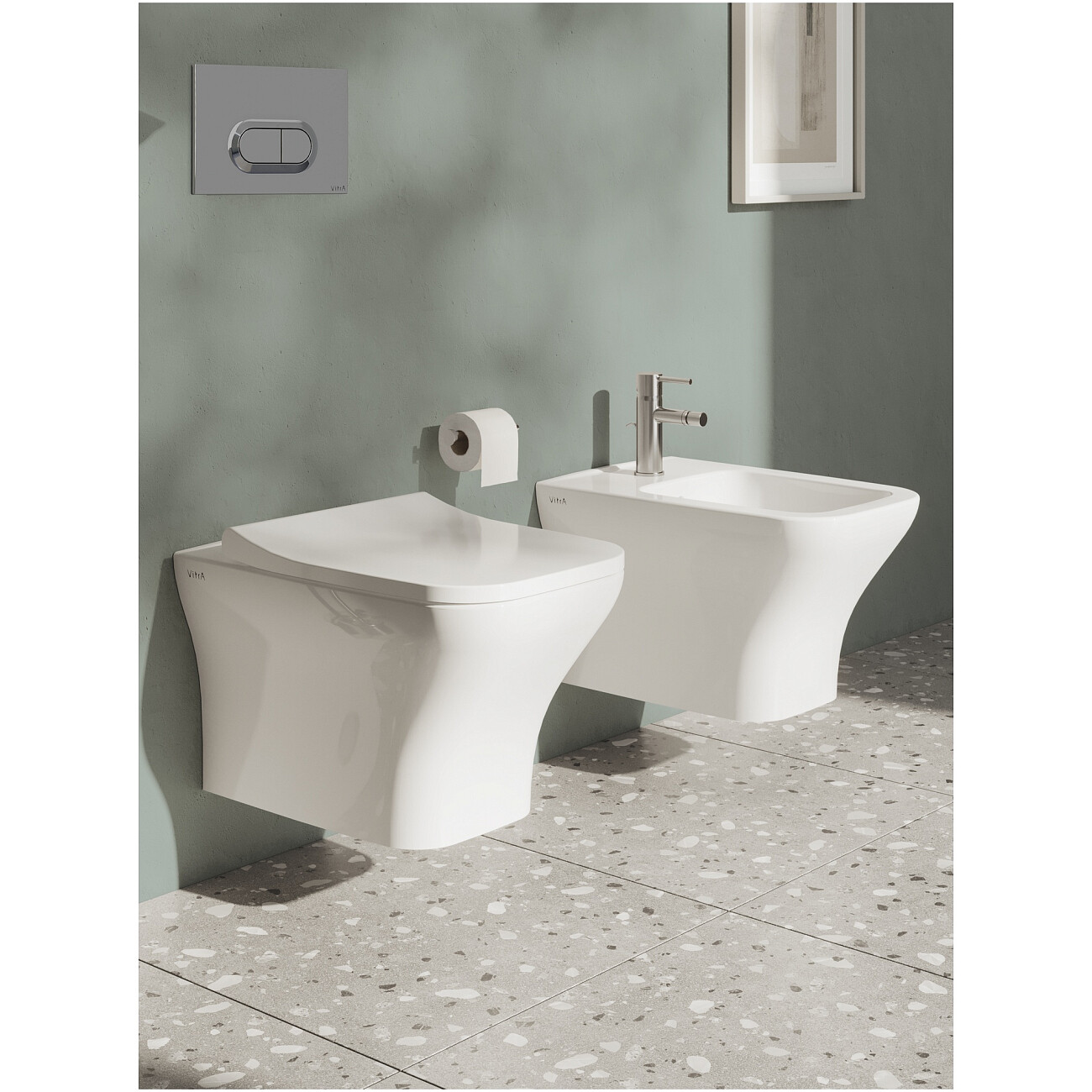 Смеситель для биде однорычажный хром Vitra Minimax S A41988EXP - изображение 3