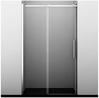 Душевая дверь раздвижная 120х200 см прозрачная, хром Wasserkraft 58R05-15R05