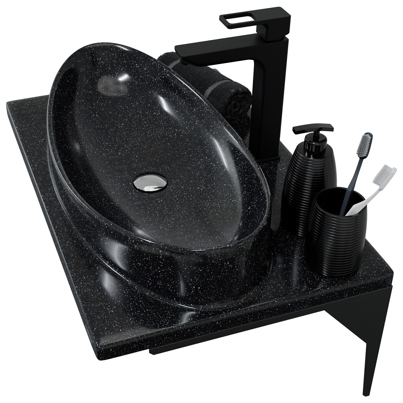 Раковина мебельная 45х70 см млечный путь "Вега" 900144 - изображение 6