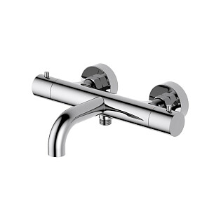 Смеситель для ванны с термостатом однорычажный хром Aquatek &quot;Европа&quot; AQ1343CR