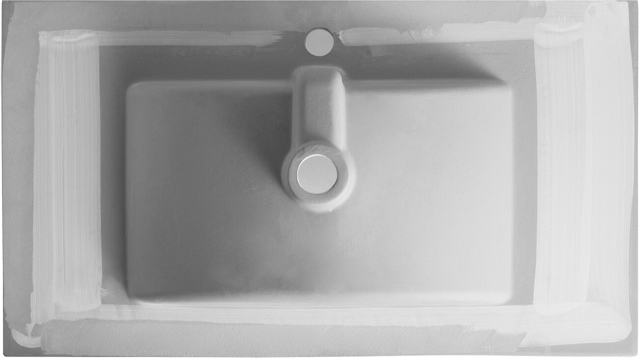 Раковина накладная фарфоровая прямоугольная 46,5х81,5 см белая Stworki "Ольтен" OLT-03kv - изображение 5