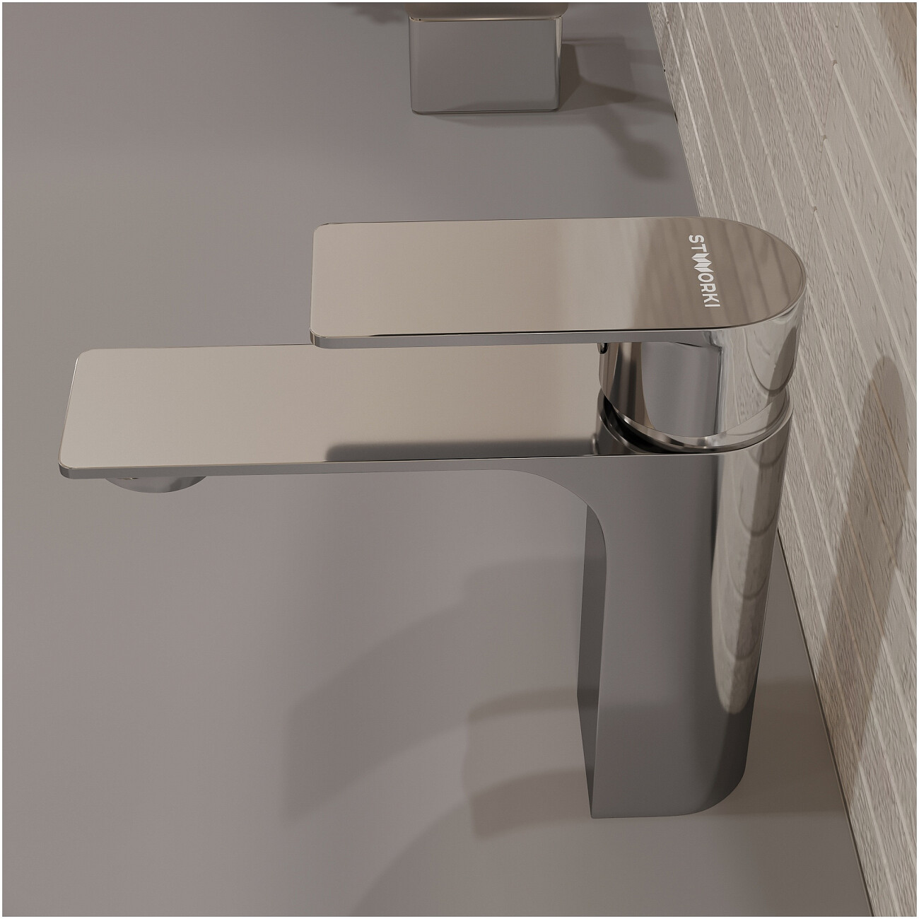 Смеситель для раковины однорычажный хром Stworki "Гриндстед" S29010CR - изображение 7