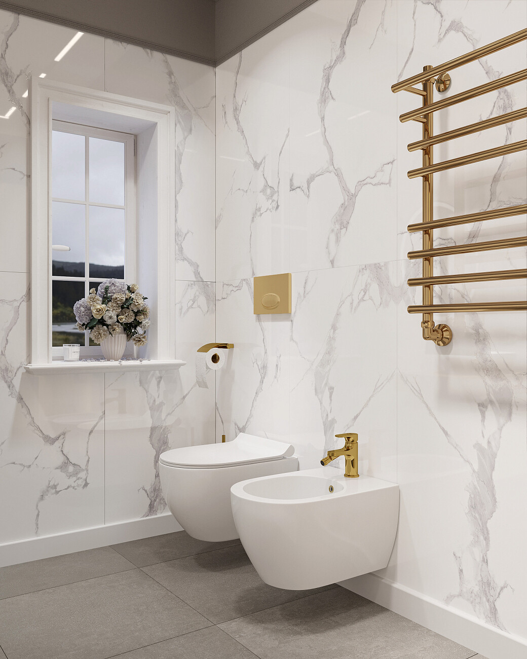 Биде подвесное белое Seramiksan Hill A037021H - изображение 3