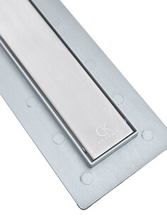 Душевой лоток с щелевой решеткой 70 см хром Ck Drain AQCP11-70 Plain