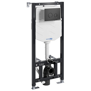 Инсталляция для унитаза с кнопкой Wasserkraft Aller 10TLT.010.ME.MB01