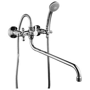 Смеситель для ванны универсальный хром Rossinka H02-84R