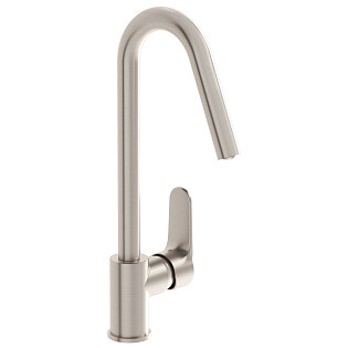 Смеситель для кухни однорычажный никель Vitra Root Round A4274234EXP