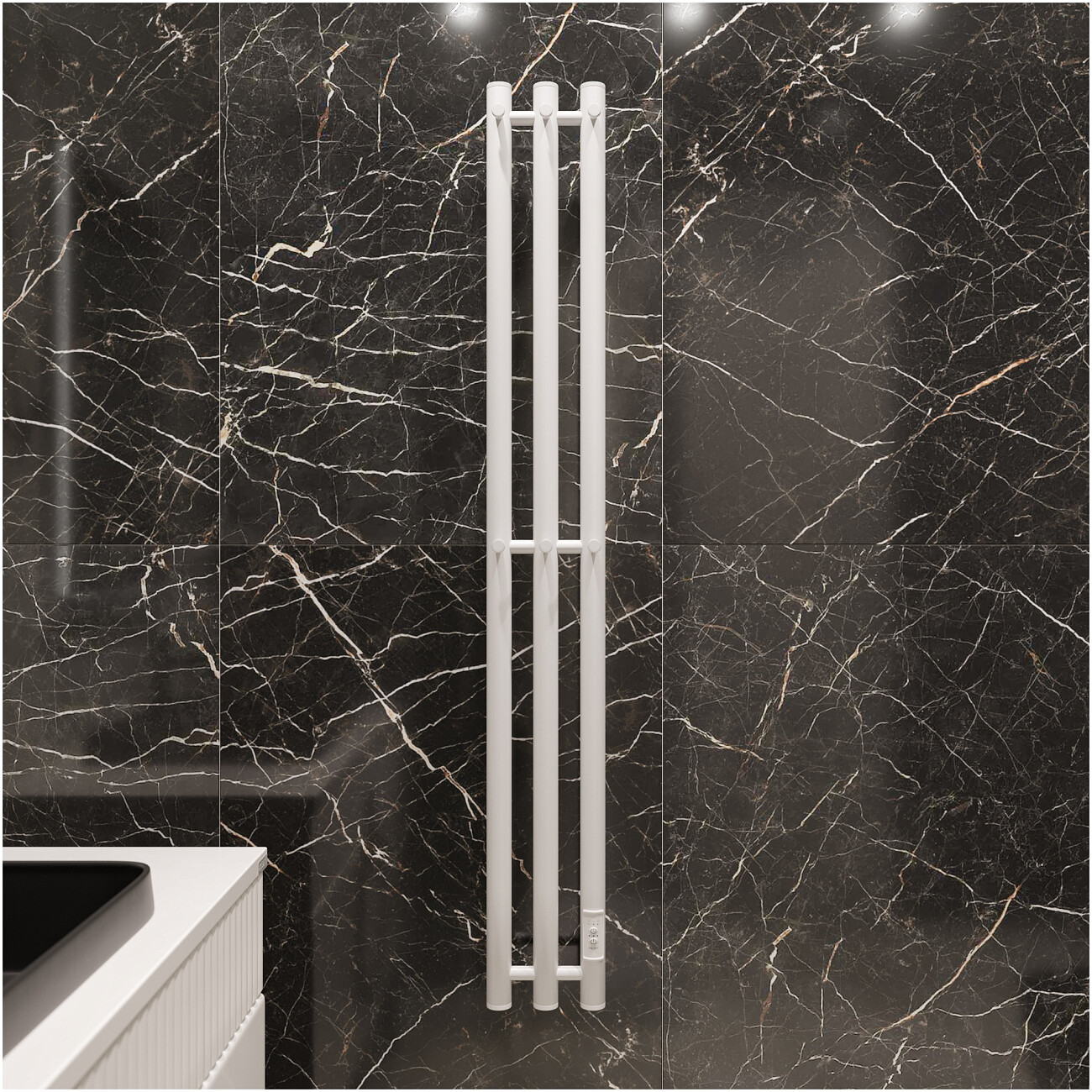 Полотенцесушитель электрический 120х15 см белый Ewrika "Пенелопа Х3"  4657812418613 - изображение 8