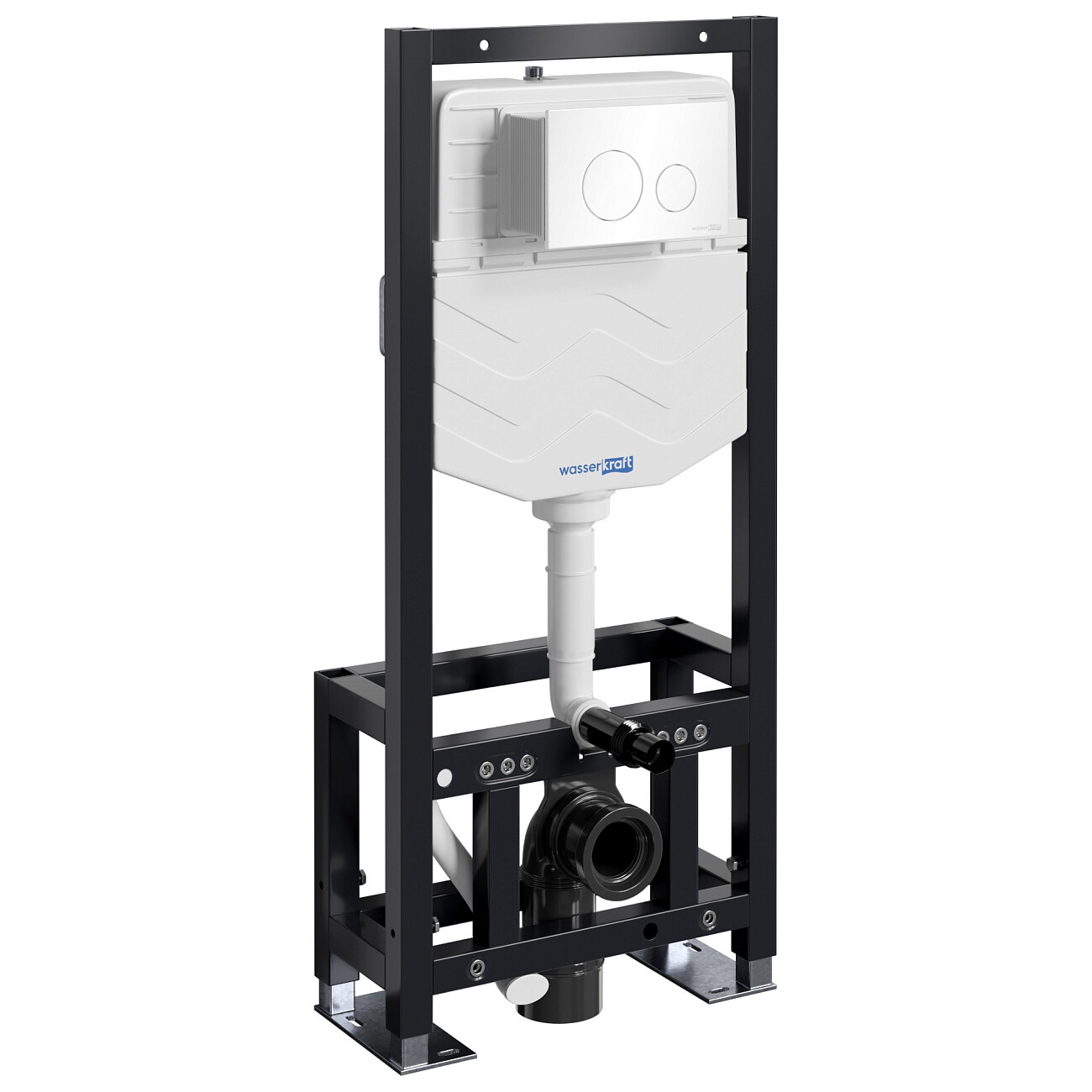 Инсталляция для подвесного унитаза с кнопкой смыва белая Dill 61TLT.010