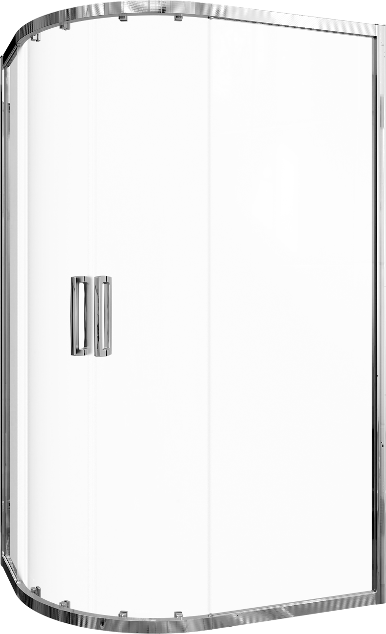 Душевой уголок 110х90 см хром глянец, прозрачное стекло Stworki "Лунд" - изображение 5