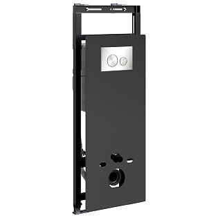 Инсталляция для унитаза с кнопкой смыва никель Wasserkraft Salm 27TLT.010.ME.BL.BN02