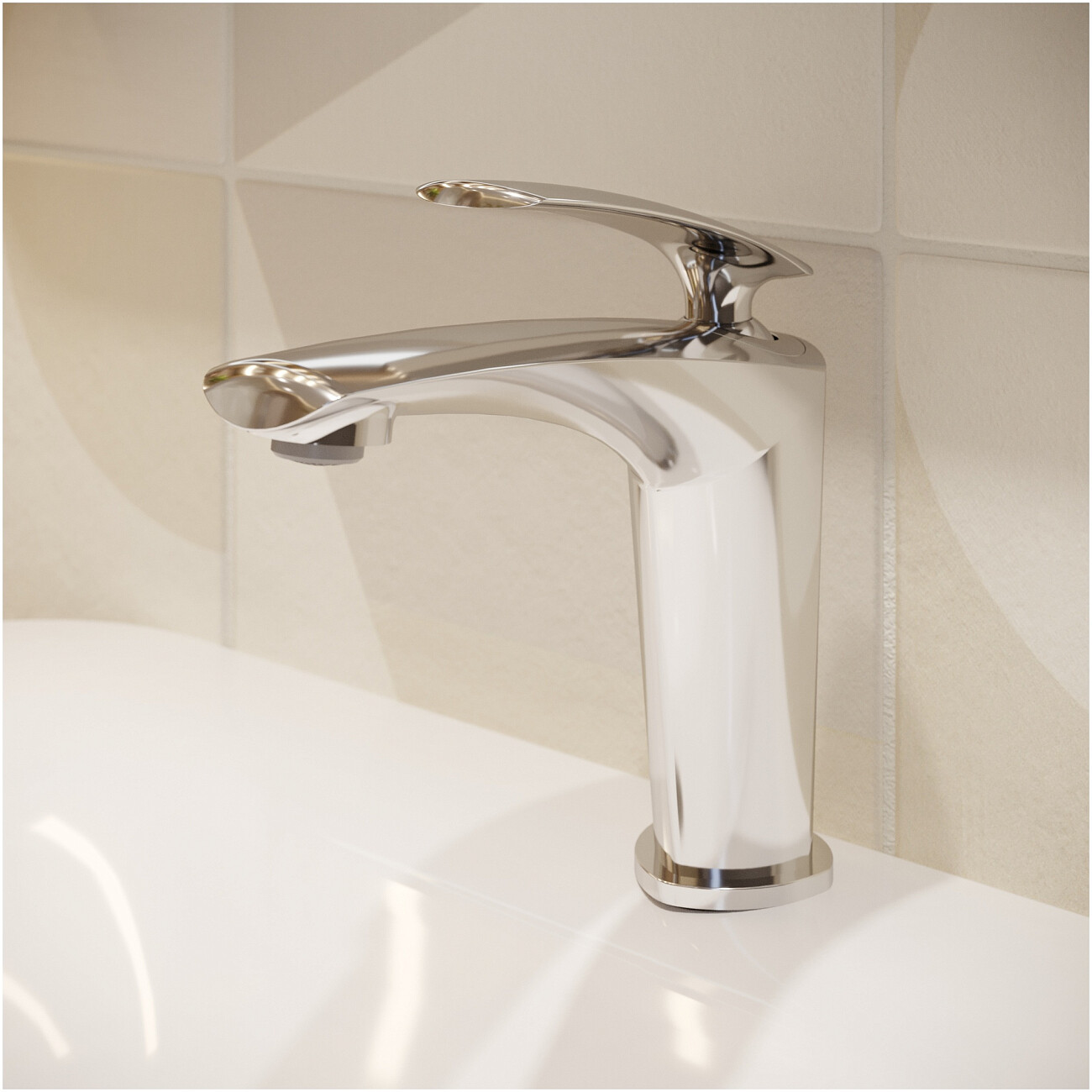 Смеситель для раковины однорычажный хром Stworki "Гётеборг" S03010CR - изображение 5