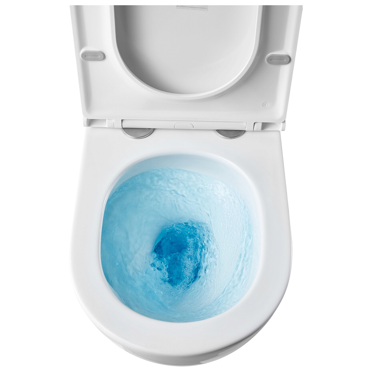 Унитаз подвесной безободковый с сиденьем микролифт белый Point "Сатурн" PN41901 - изображение 12