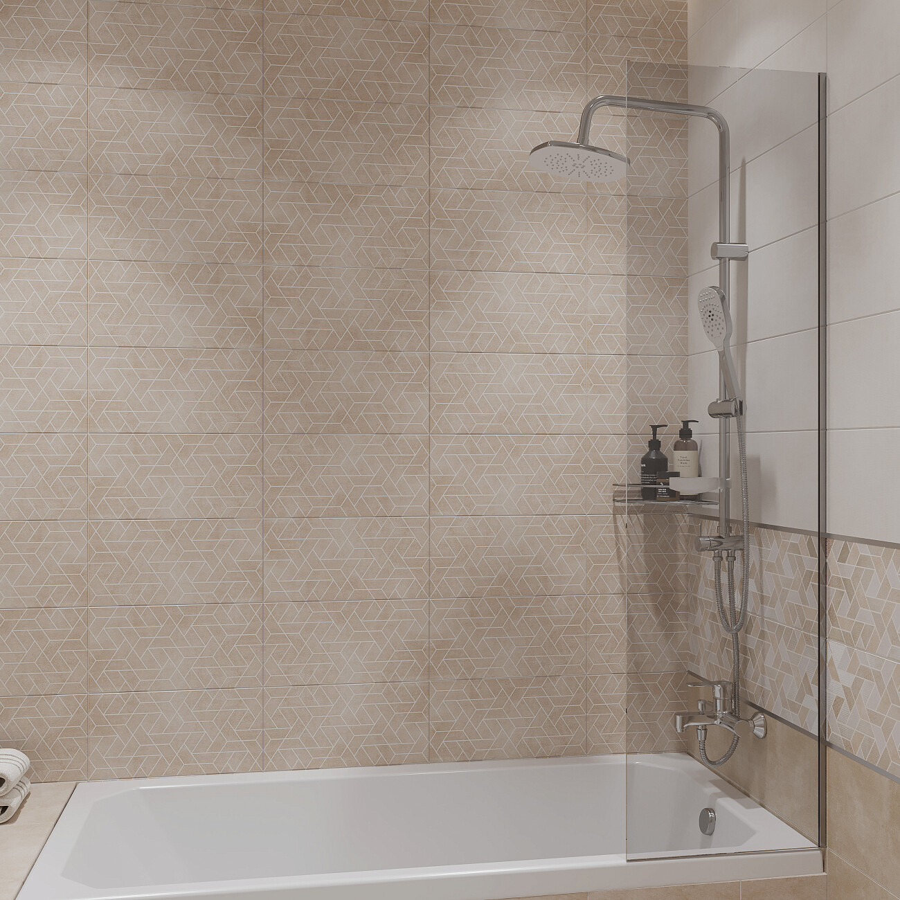 Душевая стойка с верхним душем хром Stworki "Хадстен" XA-05cr - изображение 7