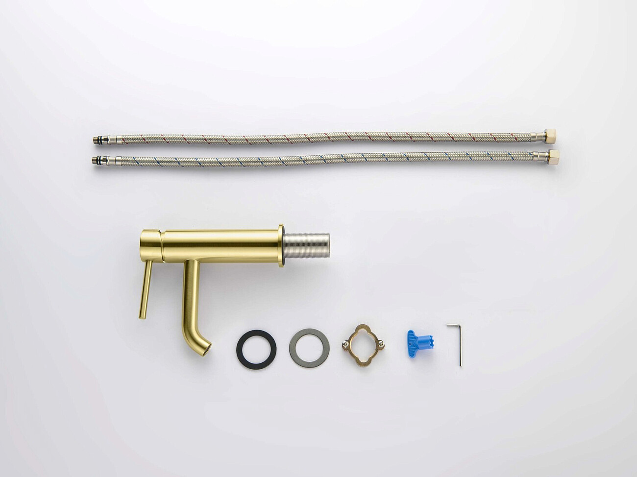 Смеситель для раковины однорычажный золотой Aquatek "Европа" AQ1310BG - изображение 2