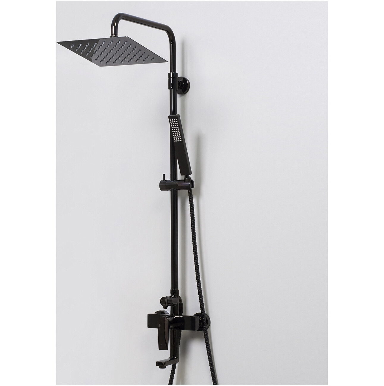 Душевая система со смесителем из латуни черная Wasserkraft A16701 - изображение 3