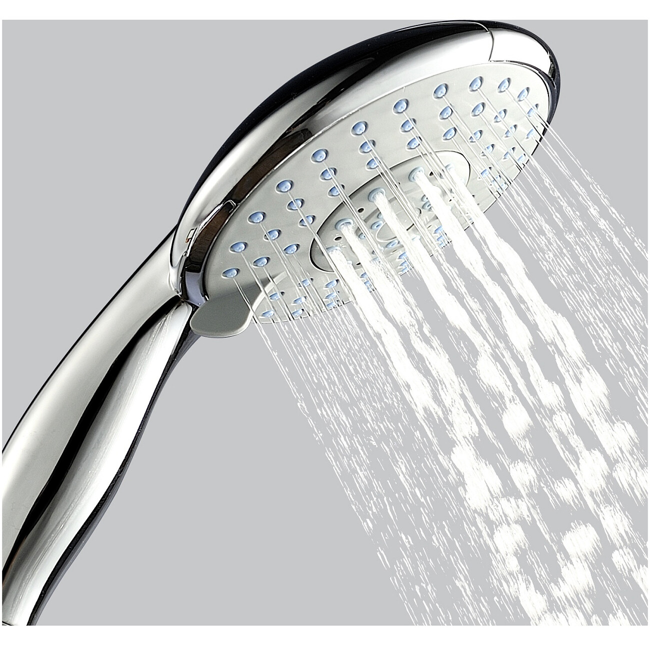 Лейка для ручного душа круглая с 5 режимами 13 см хром Wasserkraft A003 - изображение 6