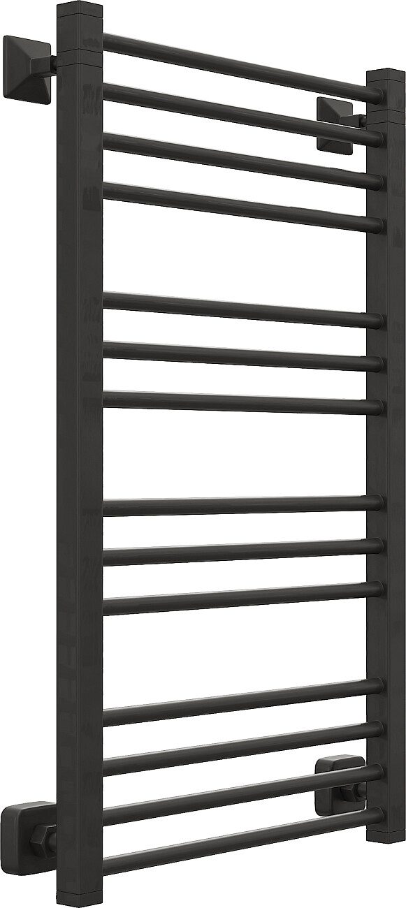 Полотенцесушитель водяной 90х50 см черный Ewrika "Кассандра" Pt - изображение 6