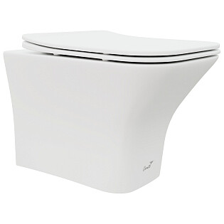 Унитаз подвесной безободковый белый матовый Cerutti SPA Vettore Aria MW CT9242