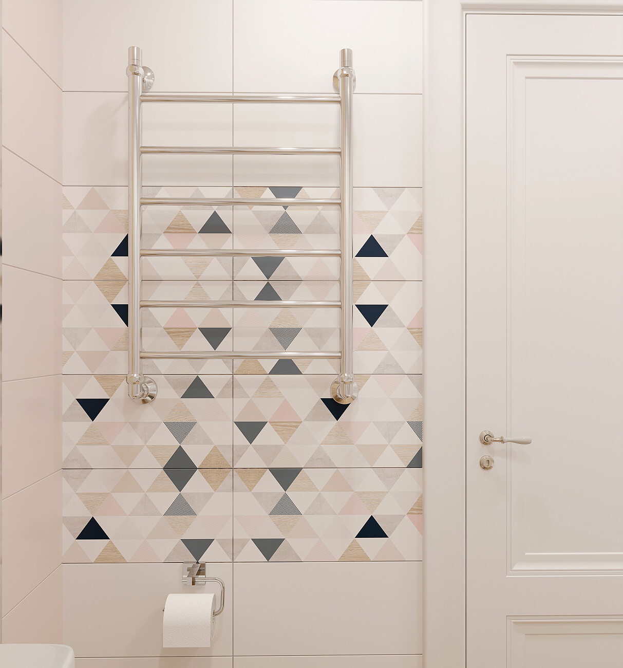 Полотенцесушитель водяной 80х50 см хром Ewrika "Сафо" P 4627201607928 - изображение 7