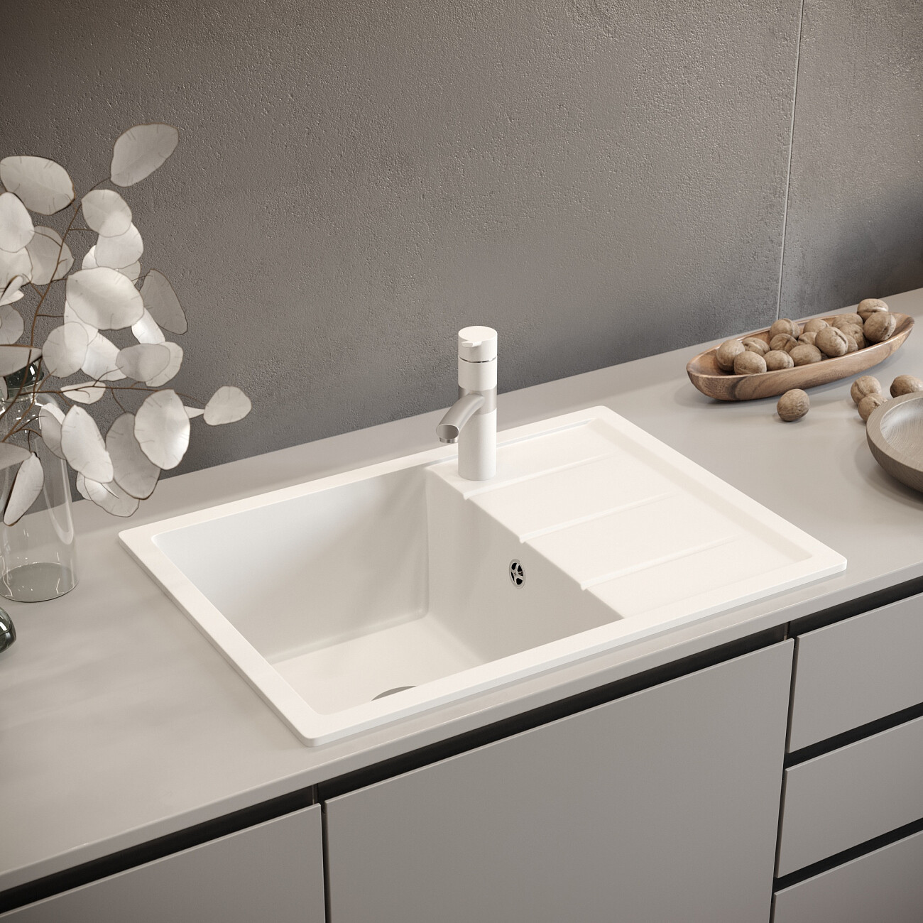 Смеситель для кухни однорычажный агат Domaci "Солерно" DC-3011 - изображение 5