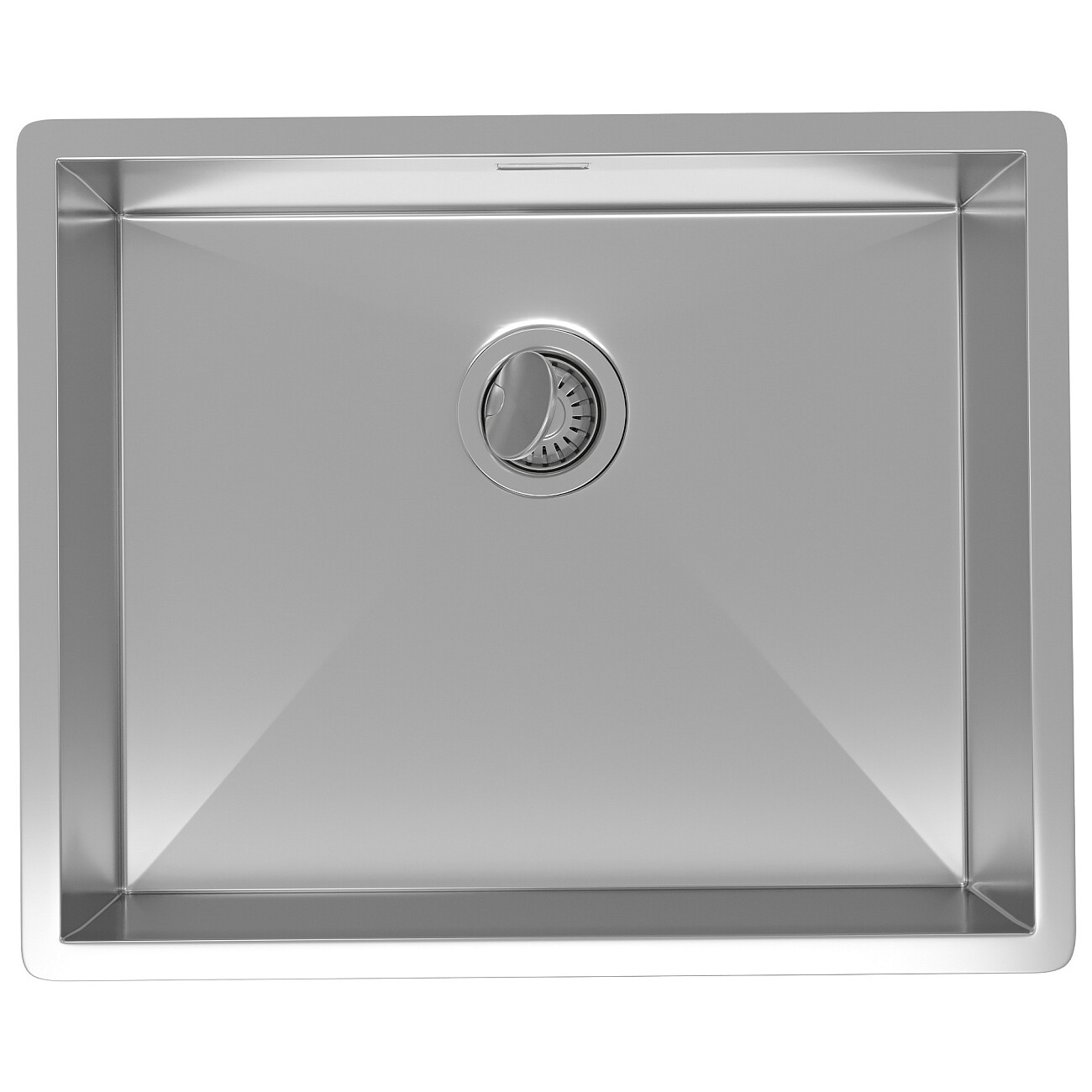 Кухонная мойка из нержавеющей стали 44х54 см полированная сталь Reflexion Como RX2054SS - изображение 2