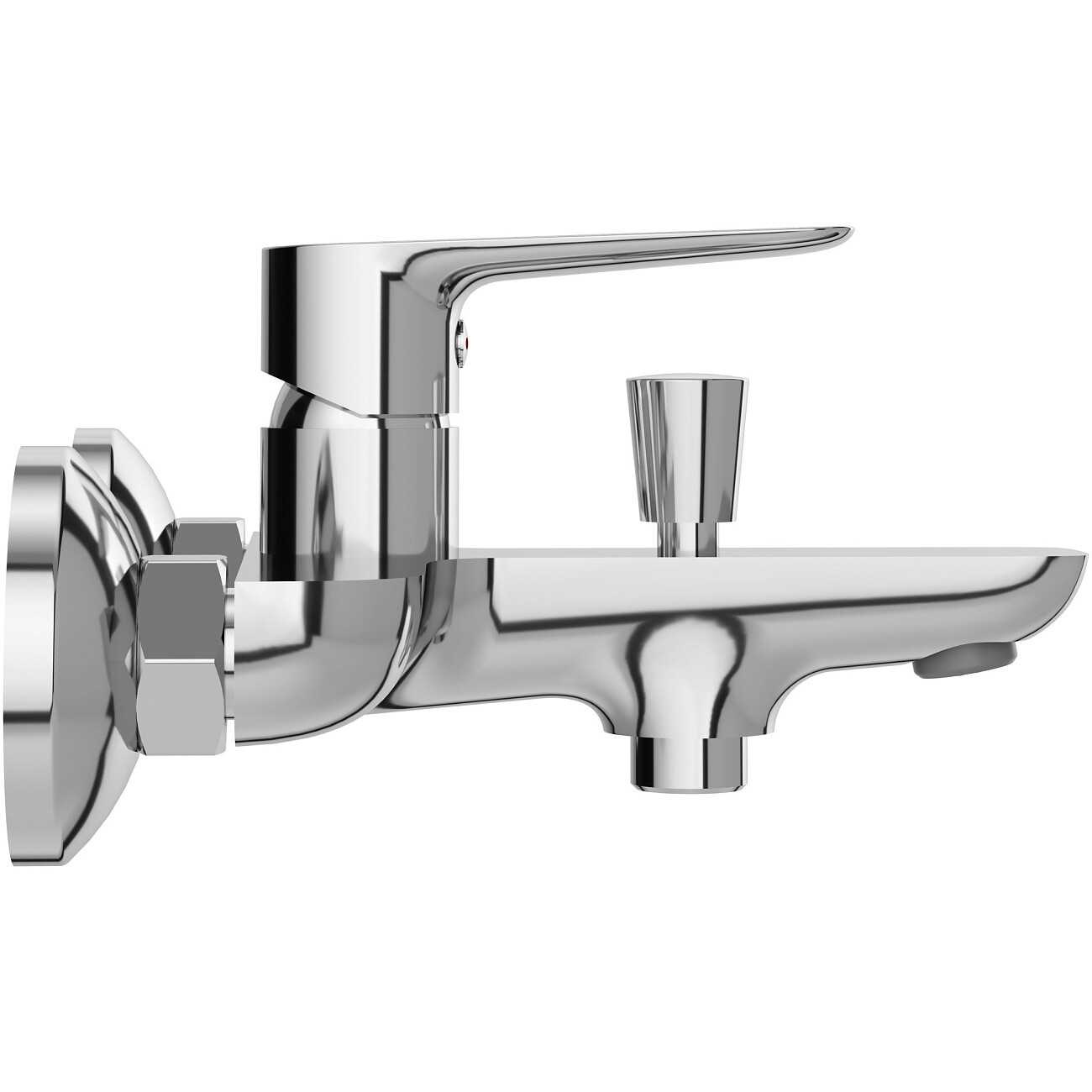 Смеситель для ванны с душем настенный хром Stworki "Сторвик" S14100CR - изображение 7