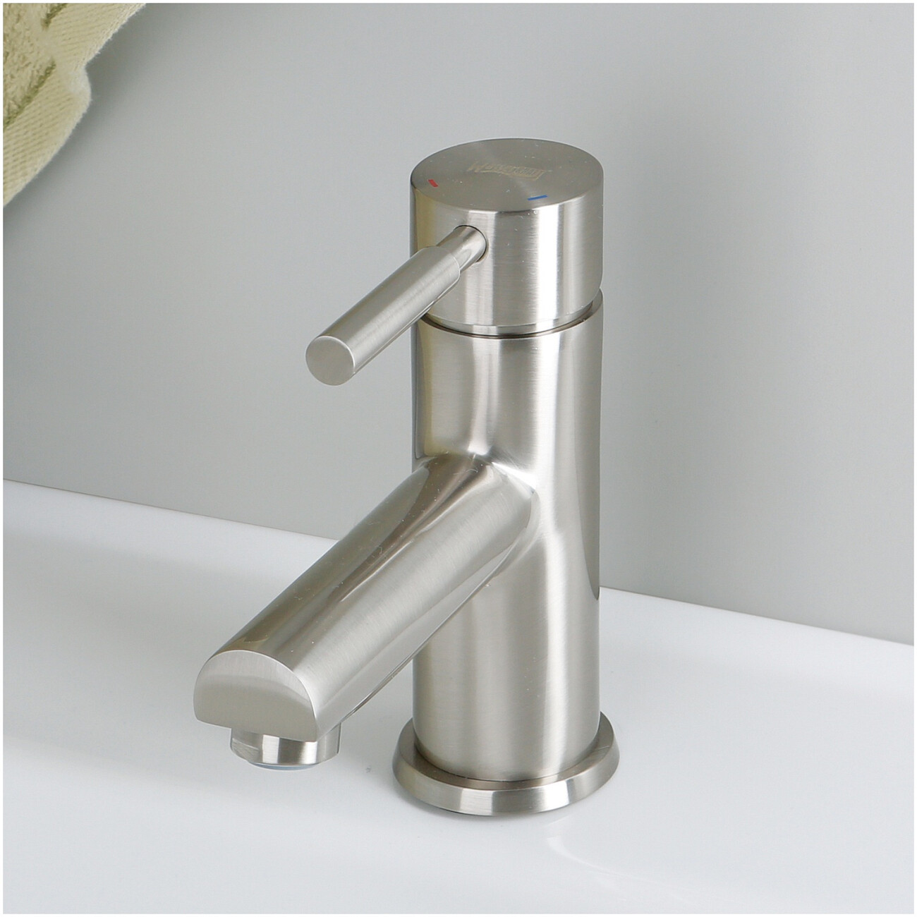 Смеситель для раковины из латуни никель Wasserkraft 4203 - изображение 3