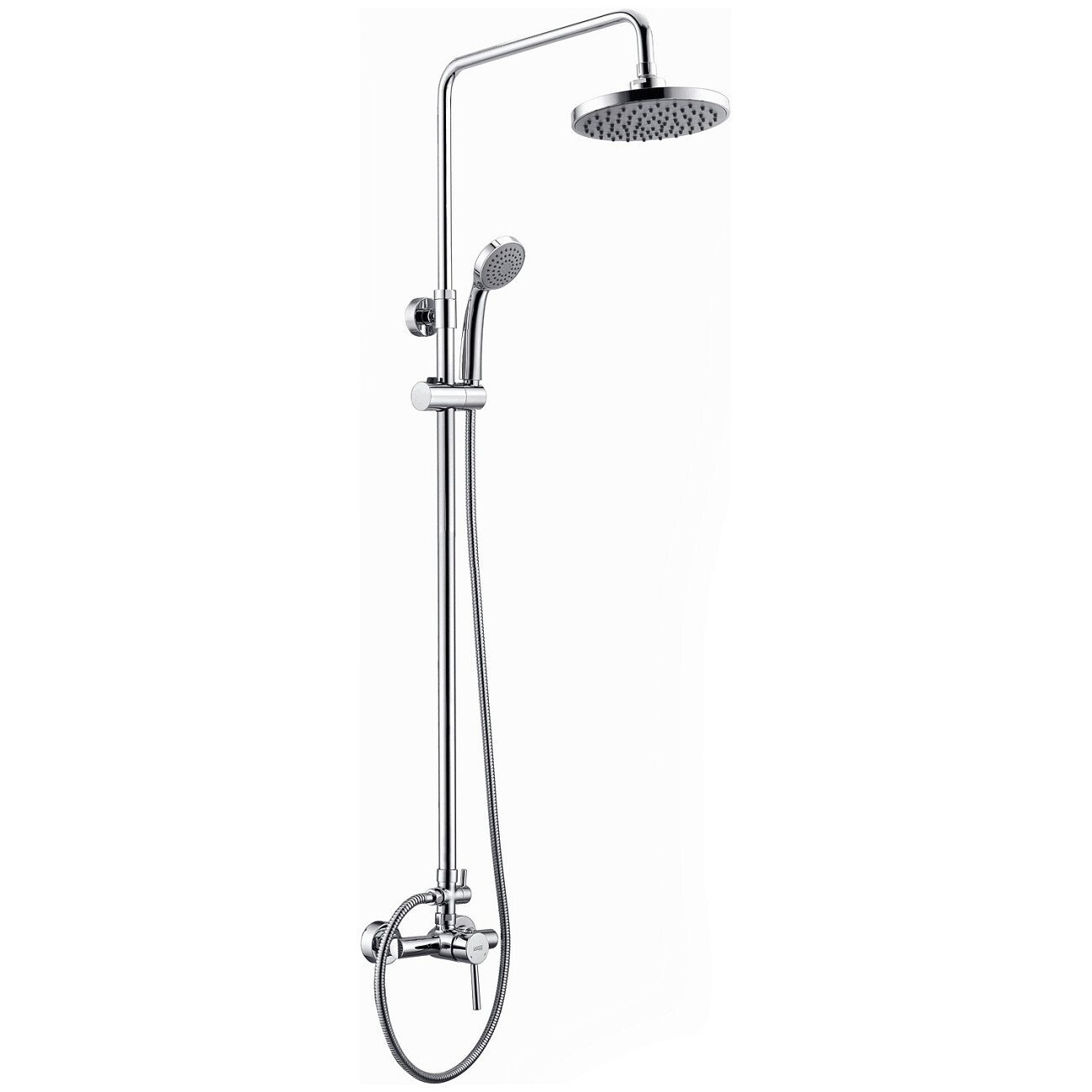 Душевая система со смесителем из латуни хром Wasserkraft A12202 - изображение 6