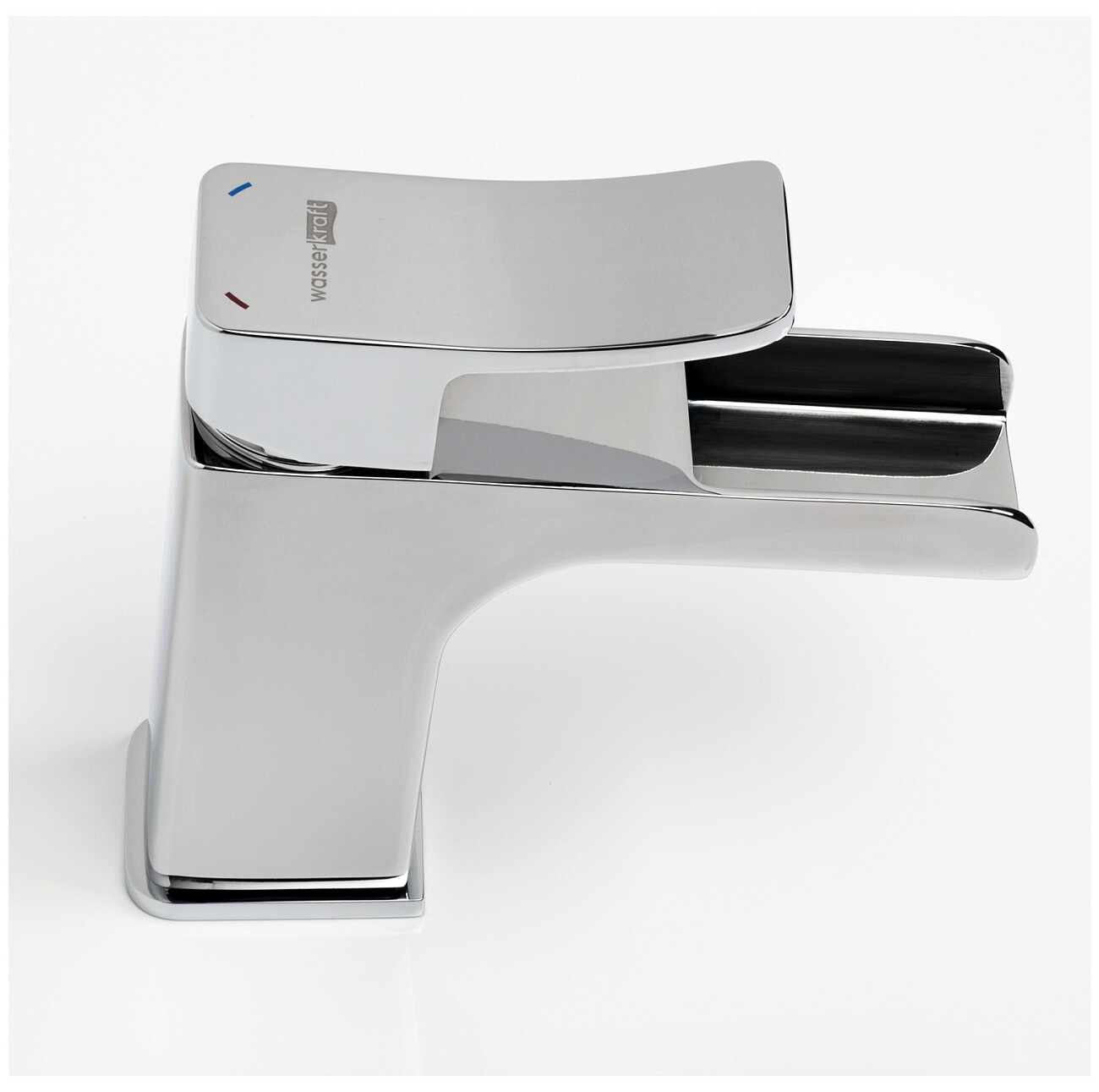 Смеситель для раковины каскадный из латуни хром Wasserkraft 1069 - изображение 9