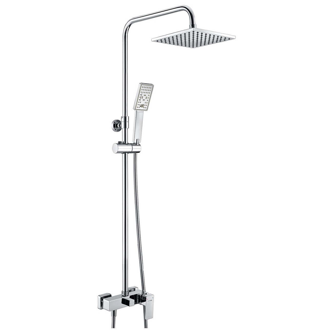 Душевая система со смесителем из латуни хром Wasserkraft A17702 - изображение 8