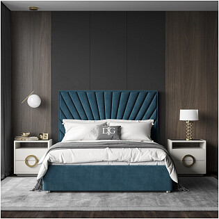 Кровать евро 200х200 изумруд Sicilia