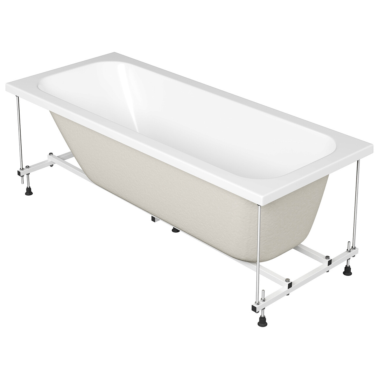 Ванна акриловая 170х70 см с каркасом белая Stworki "Ларвик" VN-732759 - изображение 8