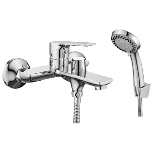 Смеситель для ванны хром Rossinka RS27-30