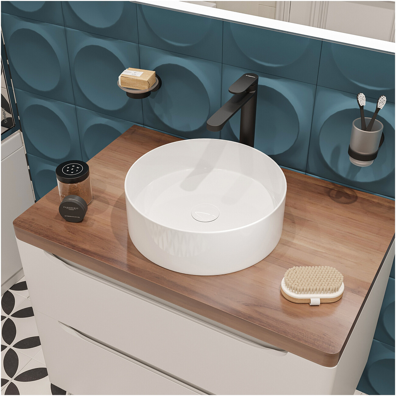 Раковина-чаша 36 см белая Stworki "Берген" S21413WH - изображение 5