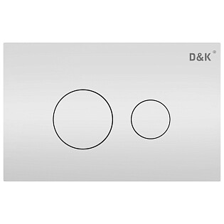 Клавиша смыва механическая белая D&K Venice DB1029016