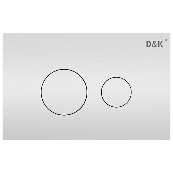 Клавиша смыва механическая белая D&K Venice DB1029016 - изображение 1