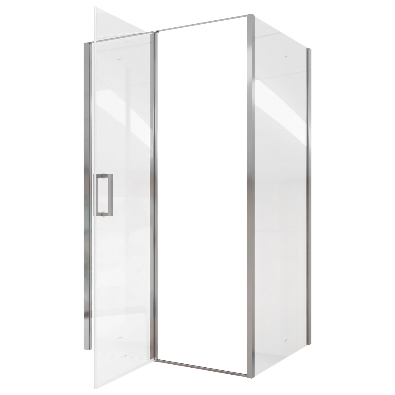 Душевой уголок прямоугольный 90x120 см хром Cerutti SPA Victoria 120 - изображение 3