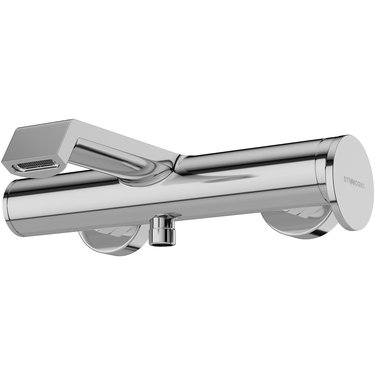 Смеситель для ванны с душем настенный хром Stworki "Лерум" S04100CR - изображение 8