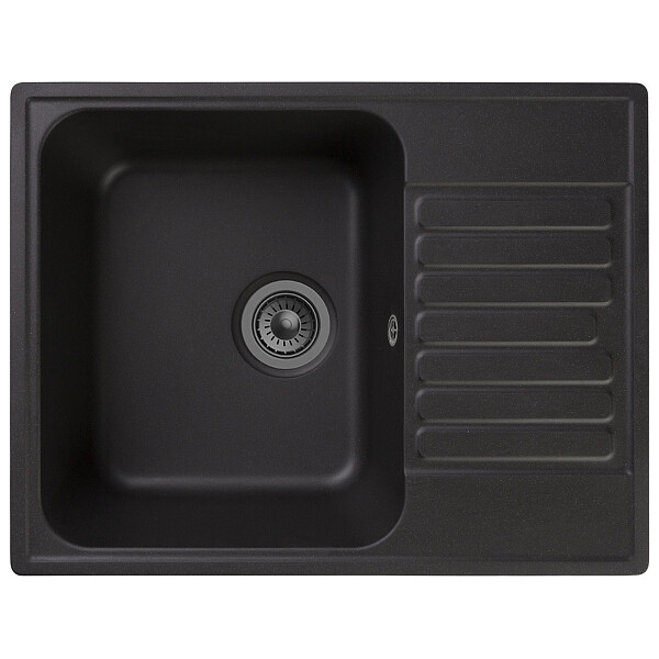 Мойка кухонная черная Reflection Prima RF0460BL - изображение 1